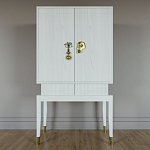 Кабинетный шкаф Elsa Dreams White с 2-мя ящиками варинант исполнения - 5 | Loft Concept в Саратове