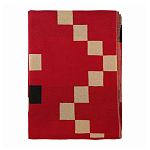 Плед хлопковый по мотивам башкирских орнаментов Ural and Siberian Patterns варинант исполнения - 5 | Loft Concept в Саратове