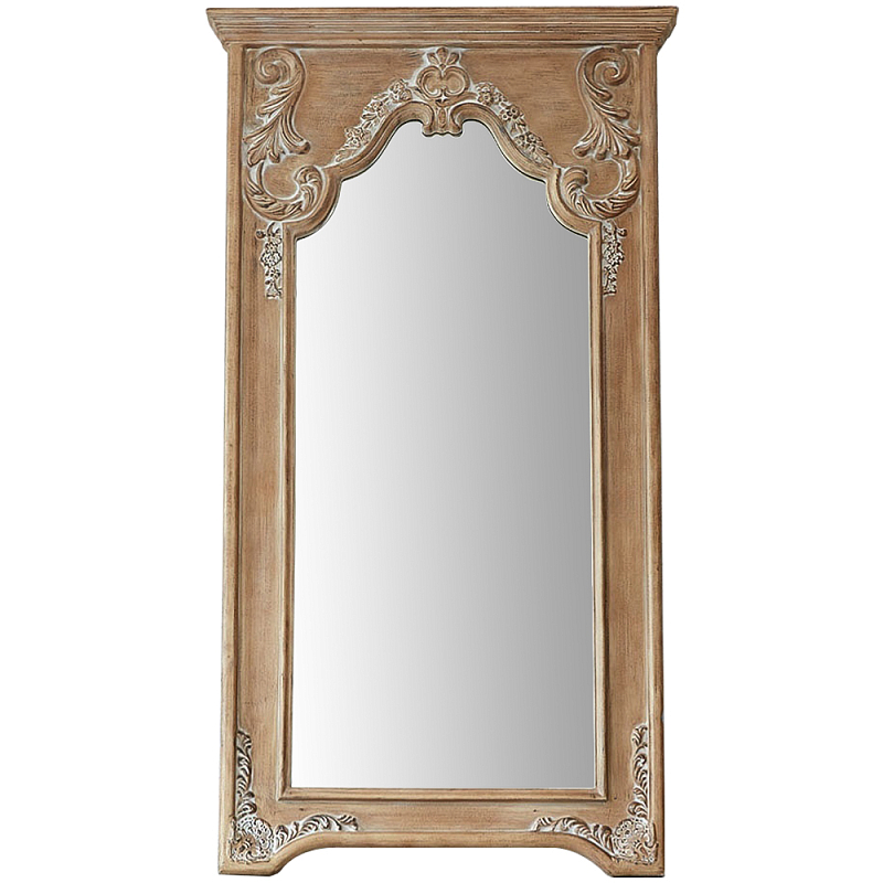 Зеркало напольное Faure Wood Imitation Mirror Коричневый в Саратове | Loft Concept 