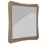 Зеркало квадратное c деревянной рамой из массива дуба Tasteful Furniture варинант исполнения - 1 | Loft Concept в Саратове