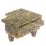 Шкатулка в виде рояля из натурального камня змеевик Stone Casket варинант исполнения - 3 | Loft Concept в Саратове