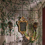 Обои ручная роспись Medici Standard colourway on white Williamsburg варинант исполнения - 1 | Loft Concept в Саратове