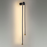 Бра черного цвета с изогнутым плафоном Luke Lampco Tracer Lamp варинант исполнения - 3 | Loft Concept в Саратове