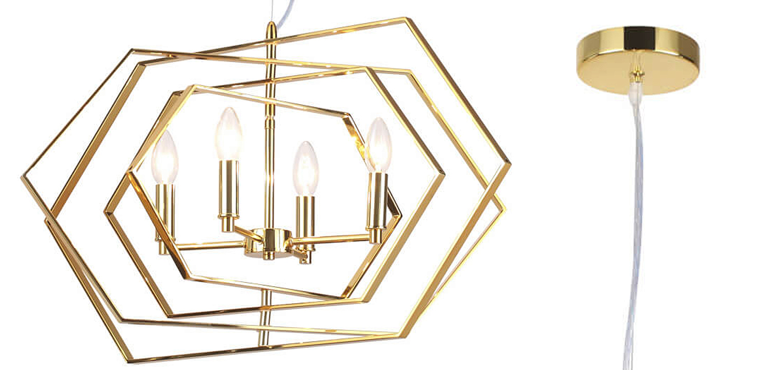 Люстра Damaris Chandelier gold Люстра Damaris Chandelier gold - Loft-Concept в Саратове