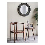 Зеркало круглое с текстурированным дизайном рамы Helios варинант исполнения - 5 | Loft Concept в Саратове