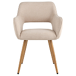 Стул в рогожке бежевого цвета NEASAN STOOL варинант исполнения - 2 | Loft Concept в Саратове