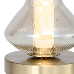 Настольная лампа светодиодная с волнообразным стеклянным плафоном Amphora of Light варинант исполнения - 4 | Loft Concept в Саратове