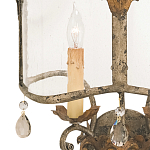 Бра настенное с цветочным мотивом Aged Luxury варинант исполнения - 1 | Loft Concept в Саратове