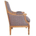 Кресло William Classical Armchair grey flax варинант исполнения - 1 | Loft Concept в Саратове