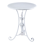Столик белый кованный в прованском стиле Vaucluse варинант исполнения - 1 | Loft Concept в Саратове