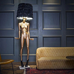 Лампа MANNEQUIN LAMP с абажуром модельный позинг варинант исполнения - 2 | Loft Concept в Саратове