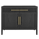 Буфет Primo с двумя ящиками и двумя фасадами Черный дуб варинант исполнения - 1 | Loft Concept в Саратове