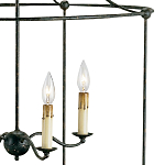 Подвесной светильник в виде черного фонаря Big Black Lantern варинант исполнения - 1 | Loft Concept в Саратове