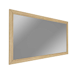 Зеркало прямоугольное с классической деревянной рамой Harper Line варинант исполнения - 2 | Loft Concept в Саратове
