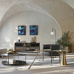 Приставной столик из латуни Grant Brass Side Table варинант исполнения - 7 | Loft Concept в Саратове