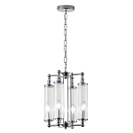 Люстра 4-мя прозрачными цилиндрическими плафонами Jeanette варинант исполнения - 3 | Loft Concept в Саратове