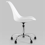 Офисный стул на металлическом основании EGGERY White варинант исполнения - 3 | Loft Concept в Саратове