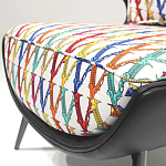 Кресло с цветным принтом Colorful Print Armchair варинант исполнения - 3 | Loft Concept в Саратове