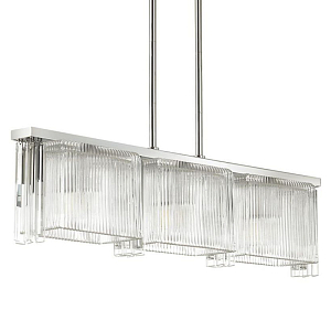 Люстра Madelen Chrome Linear Chandelier