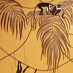 Обои с вышивкой ручной работы Étienne Original colourway on wool sateen варинант исполнения - 1 | Loft Concept в Саратове