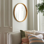 Зеркало круглое в раме из ротанга Wickerwork варинант исполнения - 6 | Loft Concept в Саратове