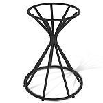 Стол обеденный с круглой керамической столешницей песчаного цвета Sand Ceramics варинант исполнения - 5 | Loft Concept в Саратове