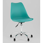 Офисный стул на металлическом основании EGGERY Blue пластик варинант исполнения - 1 | Loft Concept в Саратове