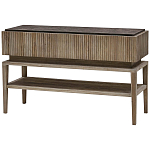 Деревянная консоль с 3-мя выдвижными ящиками Jacobo Console варинант исполнения - 1 | Loft Concept в Саратове