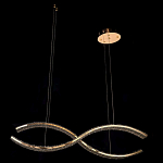 Люстра волнистой формы с фактурным хрустальным плафоном Light Delight варинант исполнения - 4 | Loft Concept в Саратове