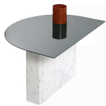 Дизайнерский журнальный стол с рельефным основанием Dutynor варинант исполнения - 2 | Loft Concept в Саратове