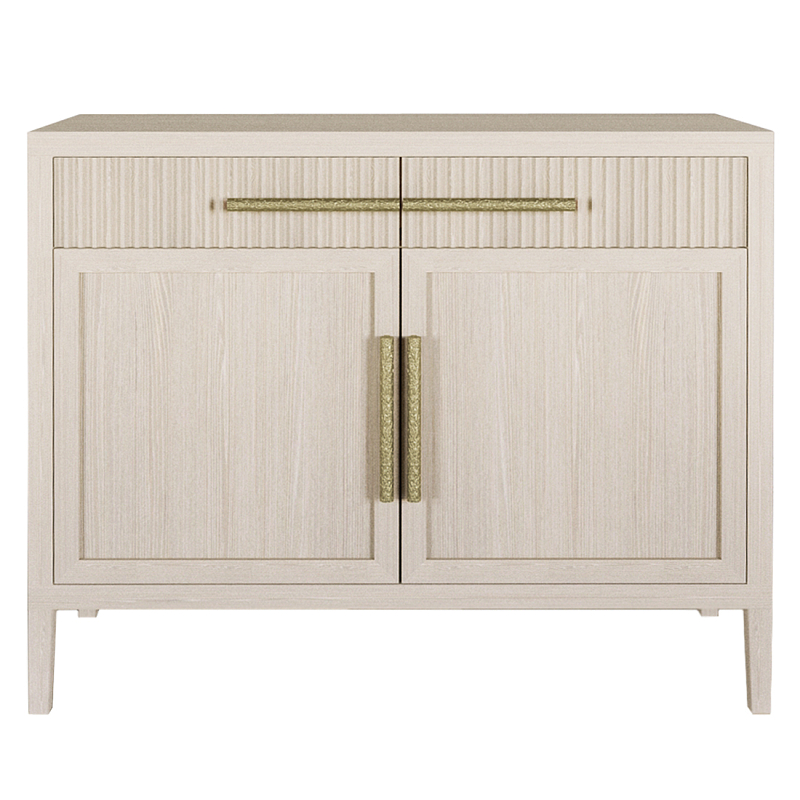 Буфет Primo с двумя ящиками и двумя фасадами Светлый дуб Древесина Золотой в Саратове | Loft Concept 