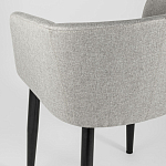 Мягкое кресло на металлических ножках Shaggy Grey варинант исполнения - 7 | Loft Concept в Саратове