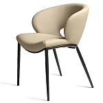 Стул обеденный кремовый из экокожи Futuristic Chair варинант исполнения - 1 | Loft Concept в Саратове