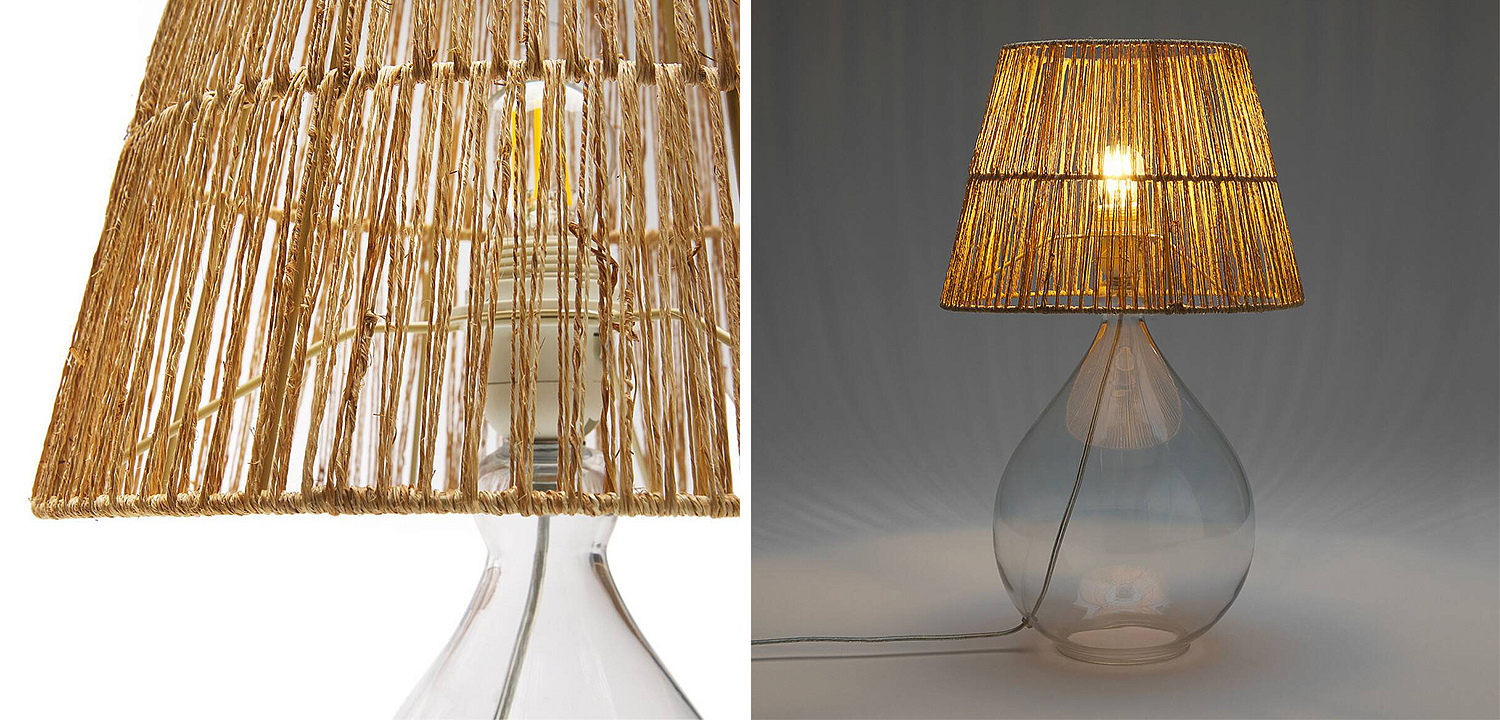 Настольная лампа Ronni Glass Table lamp Настольная лампа Ronni Glass Table lamp - Loft-Concept в Саратове
