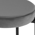 Табурет с мягким круглым сиденьем RIO Grey варинант исполнения - 3 | Loft Concept в Саратове