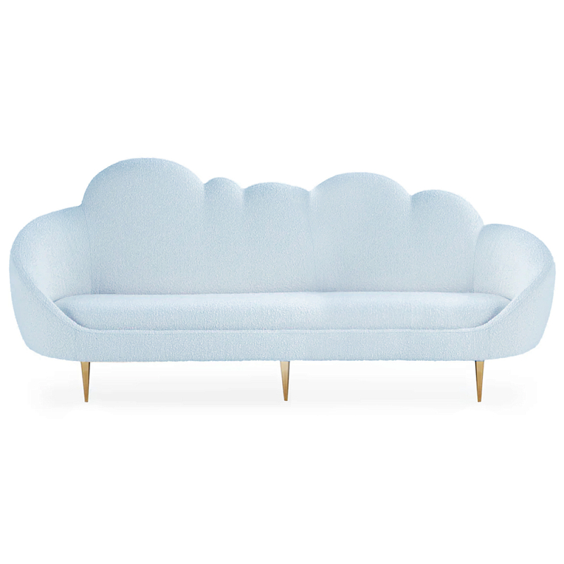 Уникальный диван для детской Soft Cloud трехместный Голубой Белый Розовый Золотой Уникальный диван для детской Soft Cloud трехместный Голубой Белый Розовый Золотой в Саратове | Loft Concept