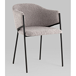 Стул Brace букле серый варинант исполнения - 1 | Loft Concept в Саратове