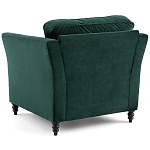 Кресло с обивкой из хлопкового велюра Porter Green Armchair варинант исполнения - 3 | Loft Concept в Саратове
