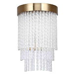 Бра с прозрачными стеклянными трубочками и металлическим основанием Nembus варинант исполнения - 1 | Loft Concept в Саратове