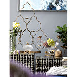 Конфетница прозрачная стеклянная на бронзовых ножках в виде морских коньков с крышкой в виде ракушки Eden Garden варинант исполнения - 6 | Loft Concept в Саратове