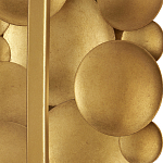 Бра светодиодное из многослойных золотых дисков Metal Disc Chandelier варинант исполнения - 1 | Loft Concept в Саратове