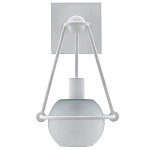 Бра белое с матовым стеклянным плафоном в форме шара White Lighthouse варинант исполнения - 3 | Loft Concept в Саратове