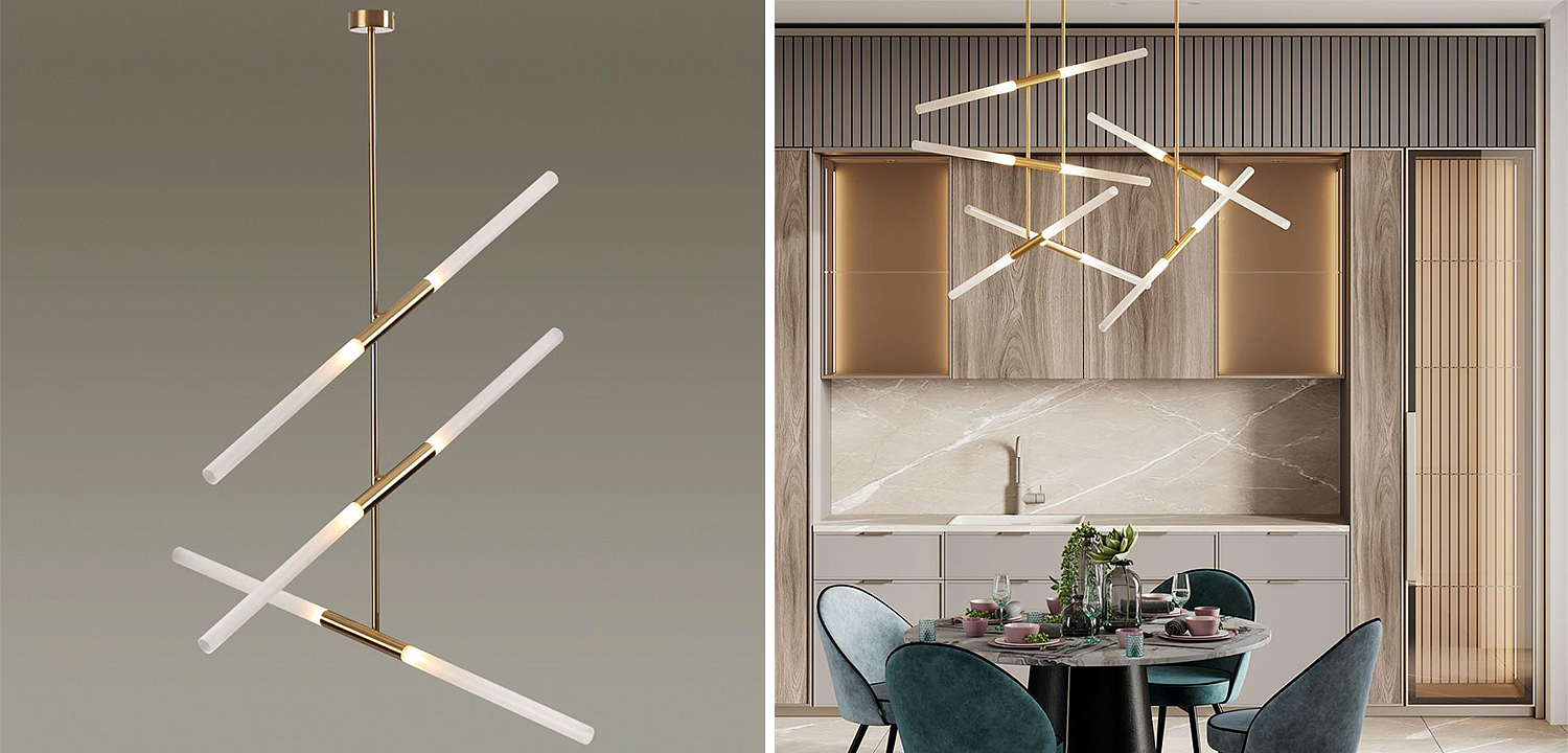 Светильник Gold Delta Light 6 lamp Светильник Gold Delta Light 6 lamp - Loft-Concept в Саратове