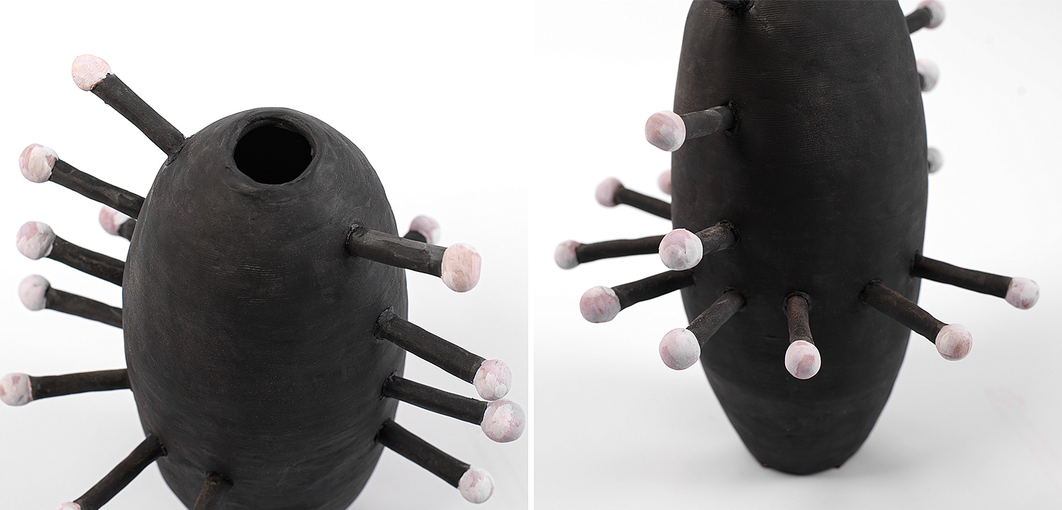 Ваза Kwanza Round Spikes Vase Ваза Kwanza Round Spikes Vase - Loft-Concept в Саратове