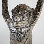 Столик с подстольем в виде обезьянки Bombay Nickel варинант исполнения - 4 | Loft Concept в Саратове