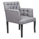 Кресло Addison Chic Armchair grey flax варинант исполнения - 1 | Loft Concept в Саратове
