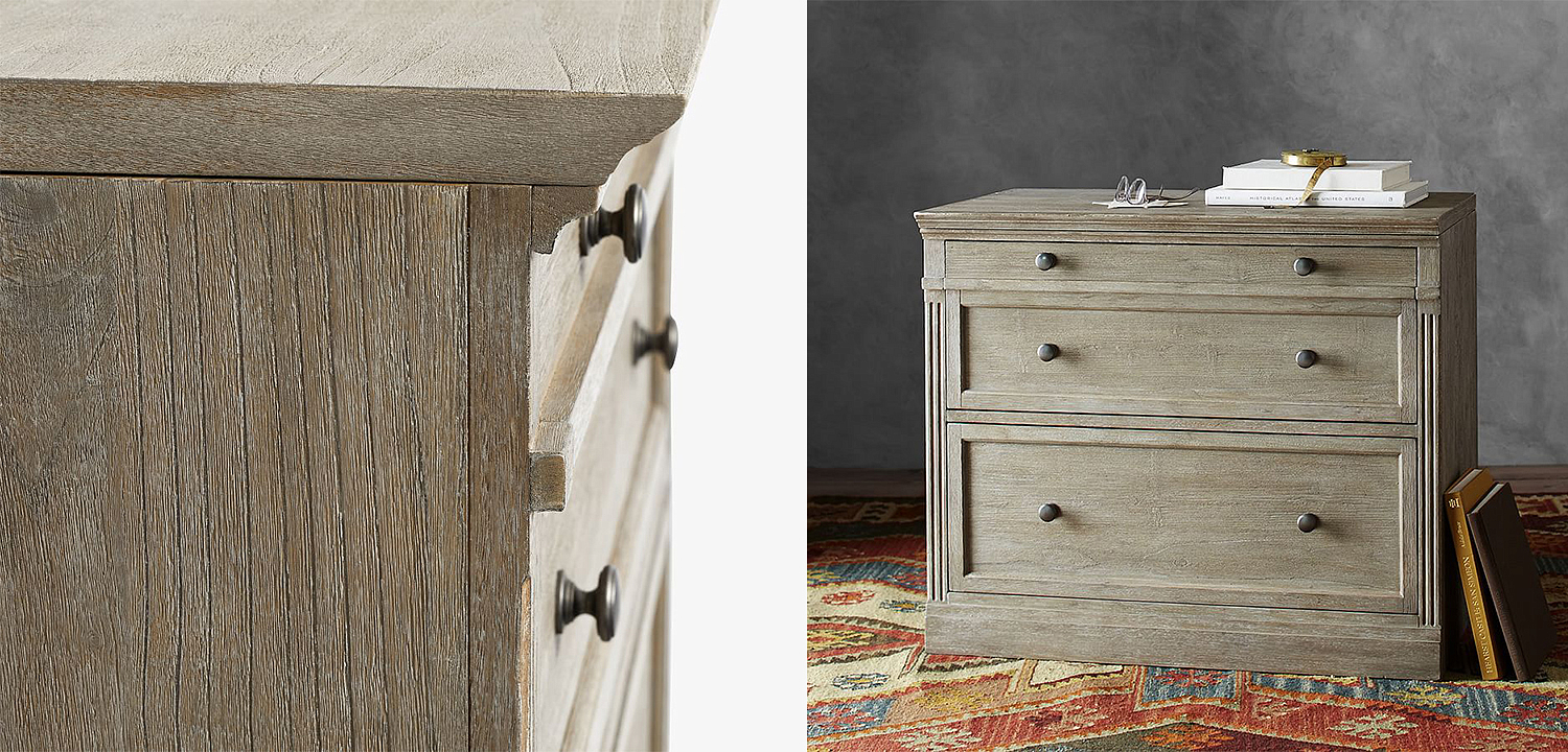Комод с двумя ящиками Benjamin Chest of 2 Drawers Комод с двумя ящиками Benjamin Chest of 2 Drawers - Loft-Concept в Саратове