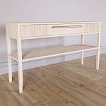 Дизайнерская Консоль с полкой и ящиком Primo Светлый дуб варинант исполнения - 2 | Loft Concept в Саратове