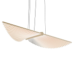 Люстра в виде распахнутых крыльев из тонких металлических планок Flight of Freedom варинант исполнения - 1 | Loft Concept в Саратове