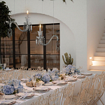 Подвесной светильник стеклянный в виде канделябра Curved Glass Chandelier варинант исполнения - 7 | Loft Concept в Саратове